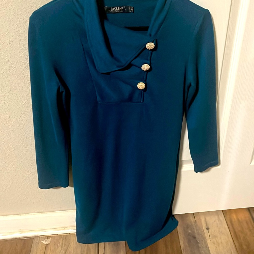 Blue Jasmine London Long-Sleeved Sweater Dress